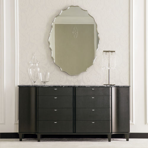 Credenza contemporanea - DESIRE - Opera contemporary - in legno / in marmo / nera