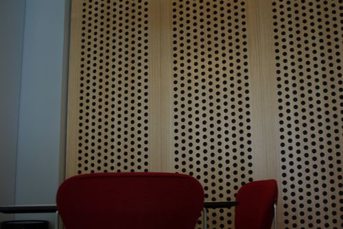 Pannello acustico a muro - MURANO: HOLES OFFSET - Sontext Pty Ltd - in MDF / rettangolare / perforato