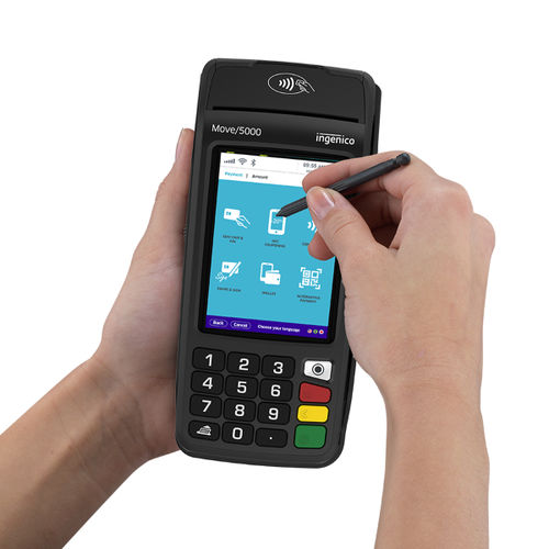 Terminale di pagamento con touch screen - Move/5000 - Cortina Atelier - wireless / Wi-Fi / Bluetooth