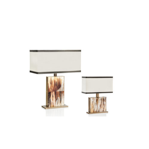 Lampada da tavolo - FLORIAN - Arcahorn - in ottone / in pelle / contemporanea