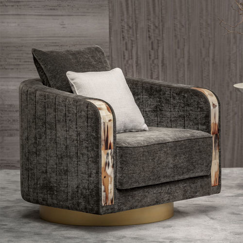 Poltrona contemporanea - AFRODITE - Arcahorn - in tessuto / in legno / per cuscini