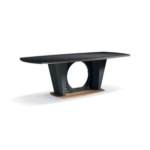Tavolo contemporaneo - ART. 5703  - CARPANESE HOME - in legno / con supporto in legno / rettangolare