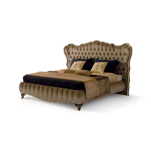 Letto matrimoniale - ART. 6089 - CARPANESE HOME - in stile / imbottito / con testiera