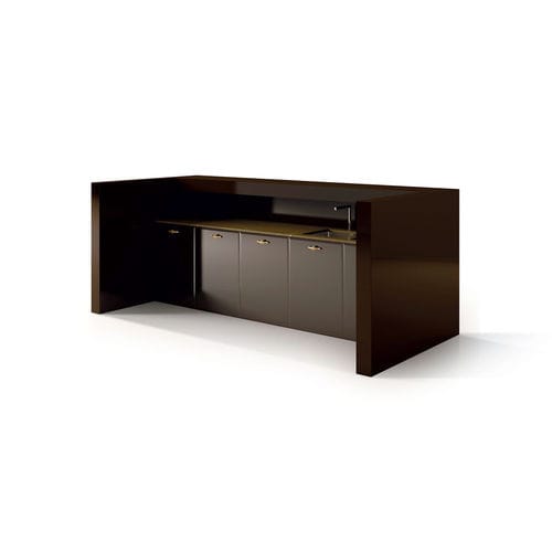 Bancone da bar - ART. 6101 - CARPANESE HOME - in legno / a U