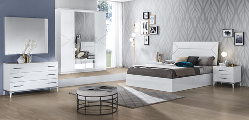 Letto matrimoniale - ELEGANCE  - Ben Company srl Industria Mobili - contemporaneo / imbottito / con testiera