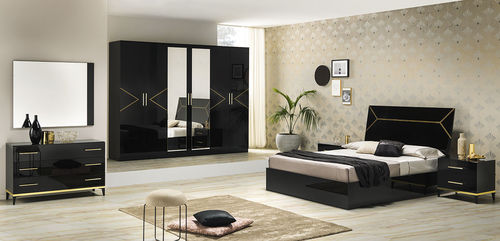 Letto matrimoniale - ELEGANCE - Ben Company srl Industria Mobili - contemporaneo / imbottito / con testiera
