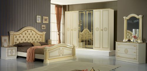 Letto matrimoniale - SERENA PADDED - Ben Company srl Industria Mobili - in stile / imbottito / con testiera