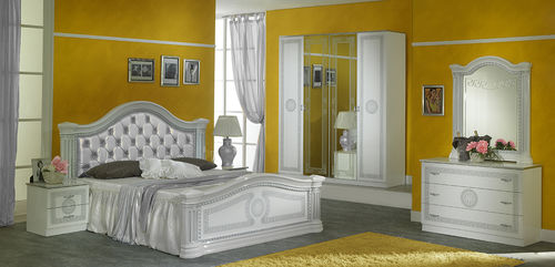 Letto matrimoniale - SERENA - Ben Company srl Industria Mobili - in stile / imbottito / con testiera