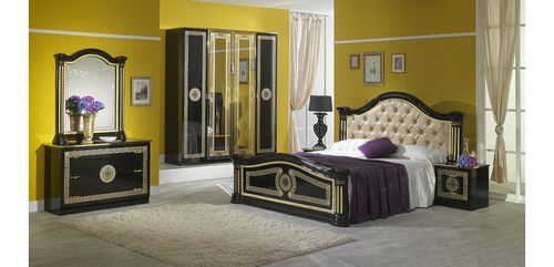 Letto matrimoniale - SERENA - Ben Company srl Industria Mobili - contemporaneo / imbottito / con testiera