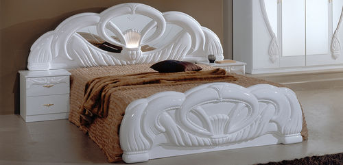 Letto matrimoniale - GIADA - Ben Company srl Industria Mobili - in stile / con testiera / con comodini