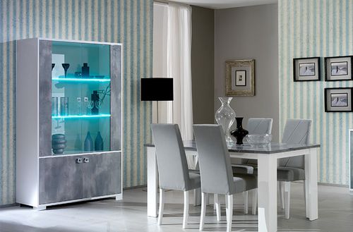 Credenza con alzata classica - STELLA - Ben Company srl Industria Mobili - in cemento