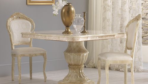 Sedia da pranzo in stile - BETTY - Ben Company srl Industria Mobili - da interno / in onice / per uso residenziale