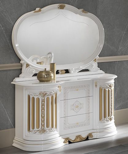 Credenza in stile - BETTY - Ben Company srl Industria Mobili - in legno / con cassetti / bianca