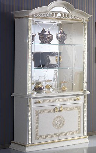 Credenza con alzata in stile - VENUS - Ben Company srl Industria Mobili - in legno laccato