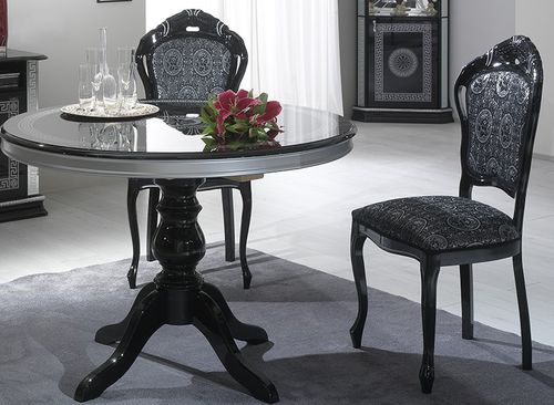 Sedia da pranzo in stile - VENUS - Ben Company srl Industria Mobili - da interno / impiallacciata in legno / imbottita