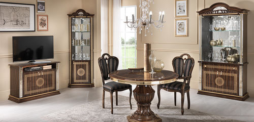 Credenza con alzata in stile - VENUS - Ben Company srl Industria Mobili - in noce