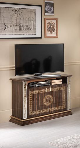 Supporto per TV da terra in stile - VENUS - Ben Company srl Industria Mobili - in noce / per uso residenziale