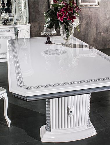 Tavolo da pranzo in stile - VENUS - Ben Company srl Industria Mobili - in legno / con supporto in legno / rettangolare