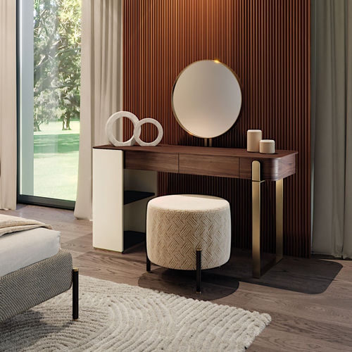 Pouf contemporaneo - TOULOUSE .60 - Capital Collection - in tessuto / tondo / contract