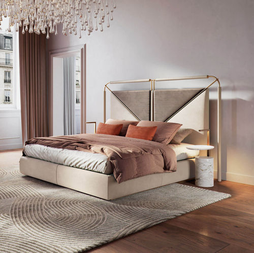Letto matrimoniale - MORFEO - Capital Collection - contemporaneo / imbottito / con testiera