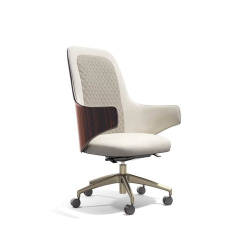 Sedia da ufficio contemporanea - DIVA OFFICE XL W - Capital Collection - da interno / in legno / in schiuma di poliuretano