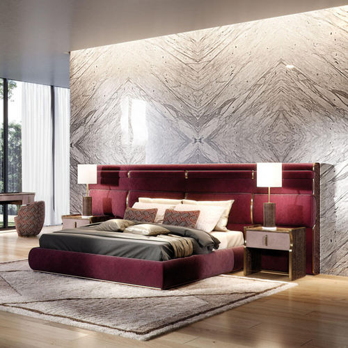 Letto matrimoniale - TRILOGY XL - Capital Collection - contemporaneo / imbottito / con testiera