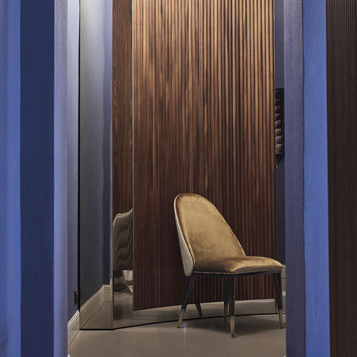 Sedia contemporanea - DIVA S-B - Capital Collection - da interno / in schiuma di poliuretano / con supporto in metallo