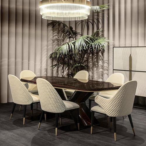 Sedia contemporanea - DIVA C-B - Capital Collection - da interno / in schiuma di poliuretano / con supporto in metallo
