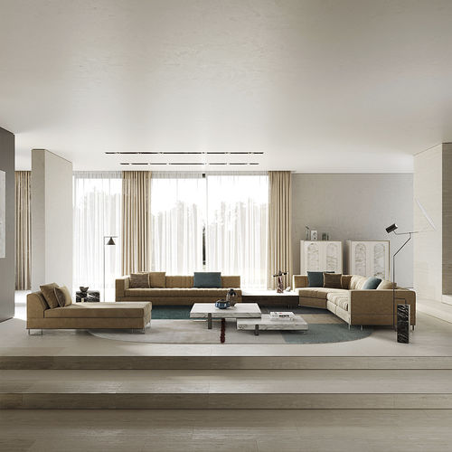Divano d'angolo - GRAND MODULAR - Capital Collection - contemporaneo / in tessuto / modulare