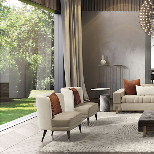 Poltrona contemporanea - KEY WEST - Capital Collection - in tessuto / per cuscini / con cuscino rimovibile