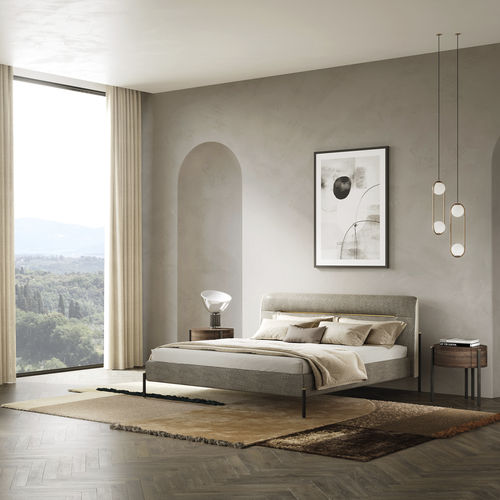 Letto matrimoniale - MAYFAIR - Capital Collection - contemporaneo / imbottito / con testiera