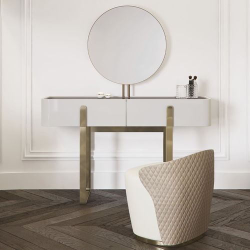 Consolle contemporanea - EDEN - Capital Collection - in legno / con supporto in acciaio / rettangolare
