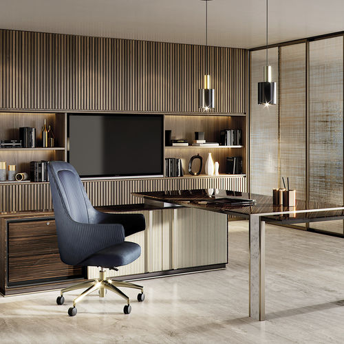 Sedia da ufficio contemporanea - DIVA OFFICE XL - Capital Collection - da interno / in schiuma di poliuretano / con supporto in metallo