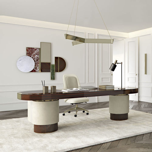 Scrivania direzionale - Olimpia - Capital Collection - da terra / contemporanea / in legno