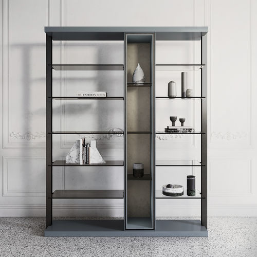 Libreria contemporanea - BIBLO - Capital Collection - contract / in legno / in vetro