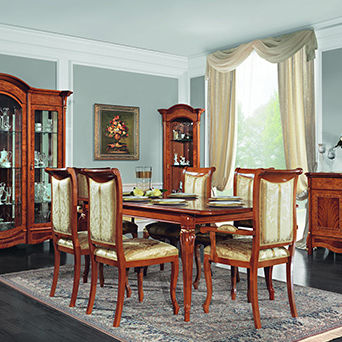 Tavolo da pranzo classico - PRESTIGE - Casa +39 Arte & Stile - in legno laccato / rettangolare / per uso residenziale