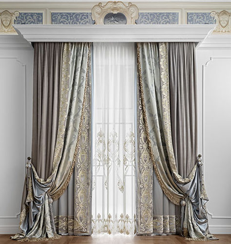 Tenda a motivi - ROYAL MODEL ALLOVER - Chicca Orlando srl - in velluto