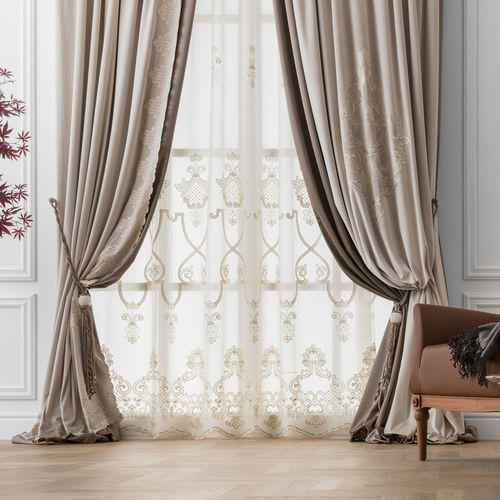 Tenda a motivi - ANNABELLE MODEL 05  - Chicca Orlando srl - in velluto