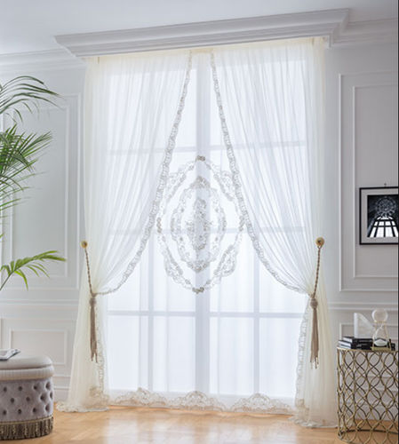 Tendina voile a fiori - MISS MODEL 30  - Chicca Orlando srl - trasparente / ricamato / per uso residenziale