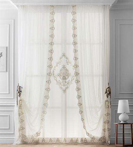 Tendina voile a motivi - OPERA MODEL 62  - Chicca Orlando srl - trasparente / ricamato / decorativa