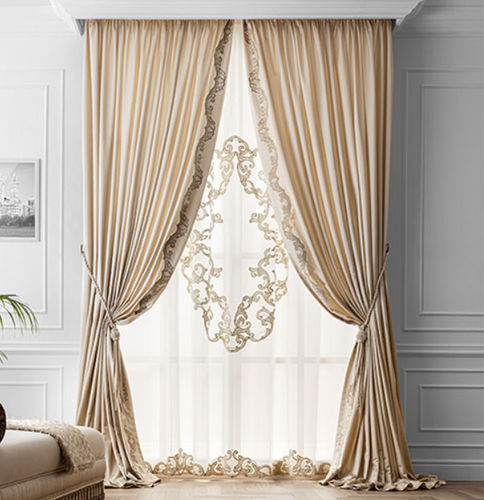 Tenda a tinta unita - PALAZZO MODEL 32  - Chicca Orlando srl - a motivi / in velluto