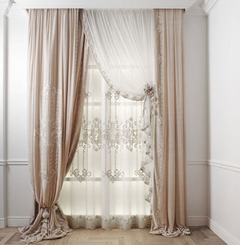 Tenda a motivi - MADAME  - Chicca Orlando srl - in velluto / in cristallo Swarovski®