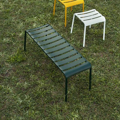 Panca da giardino contemporanea - STECCA - Colos - in alluminio