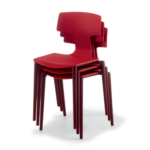 Sedia da giardino contemporanea - SPLIT - Colos - da interno / in plastica / impilabile