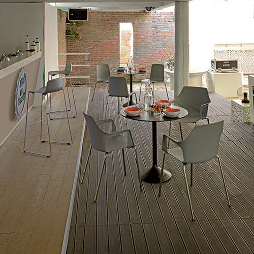 Tavolo da pranzo contemporaneo - STATO - Colos - in metallo / rotondo / quadrato