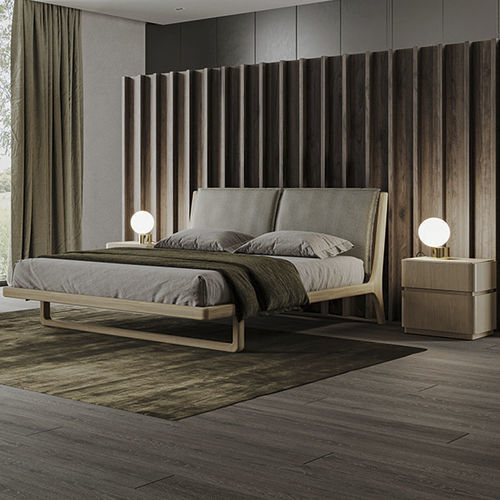 Comodino contemporaneo - TOWER - De-code, Lattas Nik. Spyridon - in legno laccato / con supporto in legno laccato / rettangolare