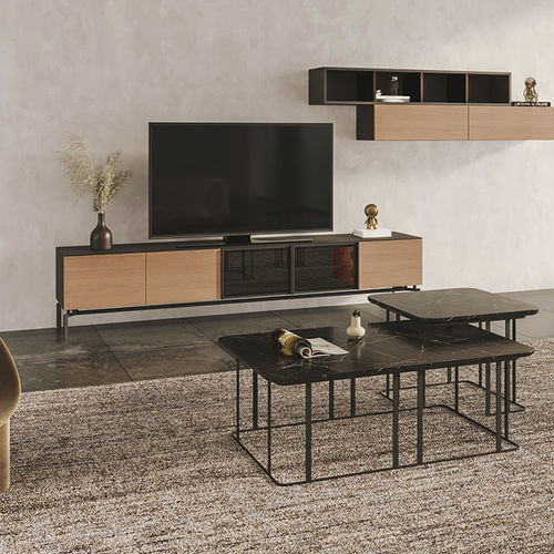 Mobile porta TV contemporaneo - PR7 - De-code, Lattas Nik. Spyridon - con cassetti / con vano contenitore / con supporto per lettore DVD