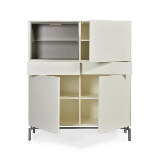 Credenza contemporanea - HERA - De-code, Lattas Nik. Spyridon - in legno / con ripiano / con cassetti
