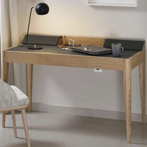 Scrivania da terra - AXEL - De-code, Lattas Nik. Spyridon - contemporanea / in rovere / impiallacciata in legno