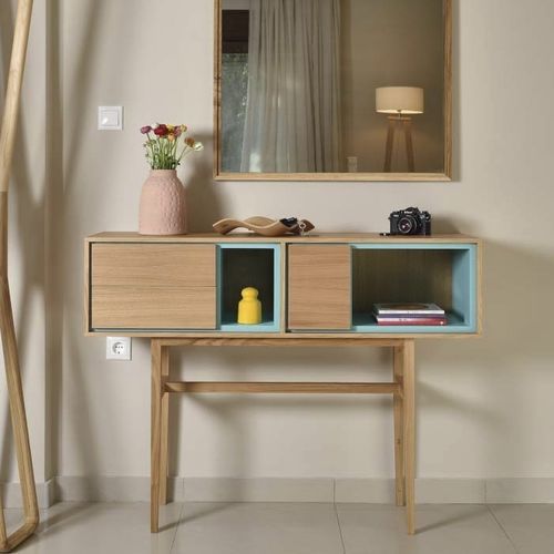 Consolle contemporanea - BITTY - De-code, Lattas Nik. Spyridon - in rovere / in legno laccato / in noce